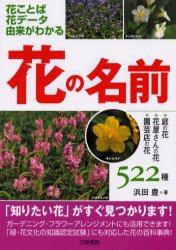 花の名前 花ことば花データ由来がわかる 庭の花・花屋さんの花・園芸店の花522種 浜田豊/著 花の名前の本の商品画像