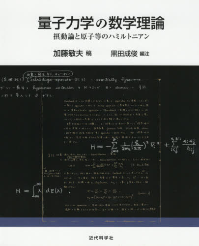 量子力学の数学理論 摂動論と原子等のハミルトニアン 加藤敏夫/稿 黒田成俊/編注 量子力学の本の商品画像