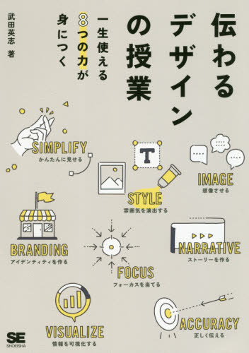 伝わるデザインの授業　一生使える８つの力が身につく 武田英志／著 ホームページ作成の本の商品画像