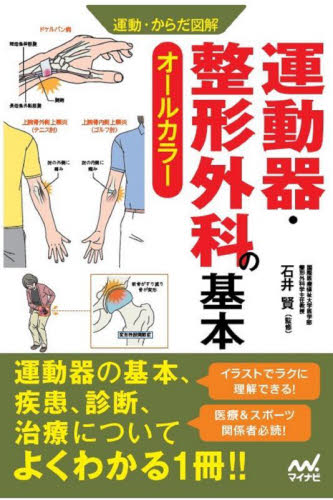 運動器・整形外科の基本 オールカラー (運動・からだ図解) 石井賢/監修 解剖学の本の商品画像