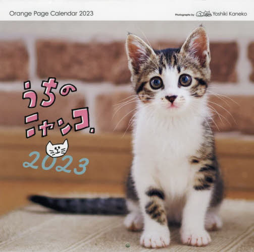 ’２３　うちのニャンコ。壁掛カレンダー 金子吉輝　撮影 カレンダーの商品画像