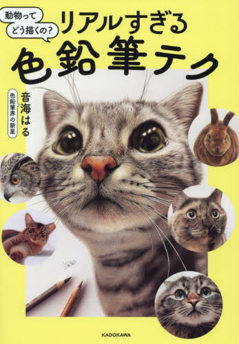動物ってどう描くの?リアルすぎる色鉛筆テク 音海はる/著 絵画技法の本の商品画像