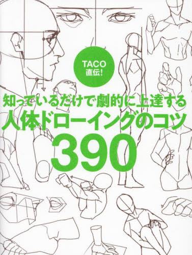 ＴＡＣＯ直伝！知っているだけで劇的に上達する人体ドローイングのコツ３９０ ＴＡＣＯ／著　金智恵／訳 マンガ技法の本の商品画像