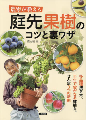 農家が教える庭先果樹のコツと裏ワザ 多品種接ぎ木、半年で実がなる鉢植え、せん定3つの法則 農文協/編 家庭菜園の本の商品画像