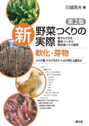 新野菜つくりの実際　誰でもできる露地・トンネル・無加温ハウス栽培　軟化・芽物 （第２版） 川城英夫／編 農学（作物）の本の商品画像