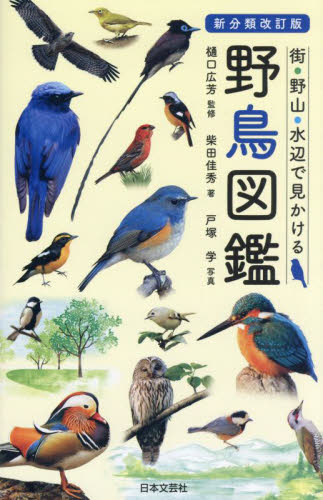 街・野山・水辺で見かける野鳥図鑑 (新分類改訂版) 樋口広芳/監修 柴田佳秀/著 戸塚学/写真 フィールド図鑑の商品画像