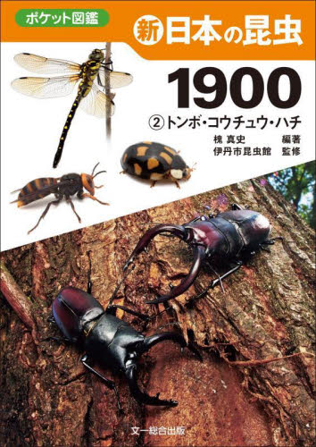 新日本の昆虫1900 2 (ポケット図鑑) 槐真史/編著 伊丹市昆虫館/監修 フィールド図鑑の商品画像