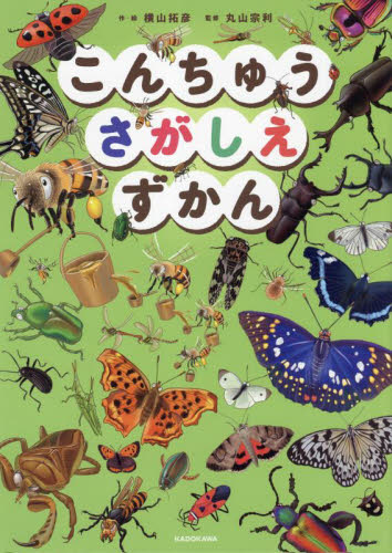 こんちゅうさがしえずかん 横山拓彦/作・絵 丸山宗利/監修 パズル、迷路ゲームの本の商品画像