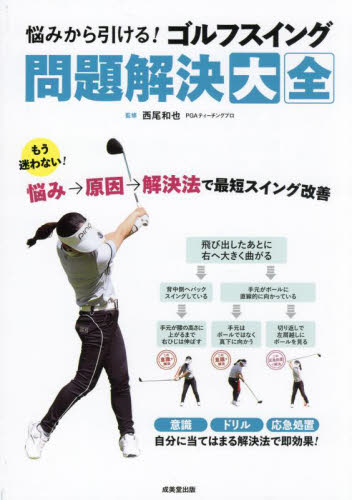 悩みから引ける!ゴルフスイング問題解決大全 西尾和也/監修 ゴルフ技法書の商品画像