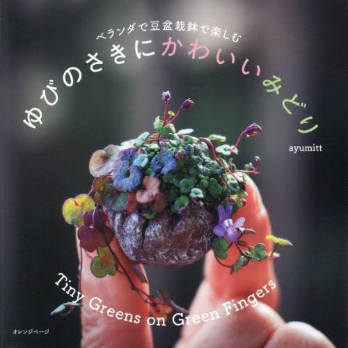 ベランダで豆盆栽鉢で楽しむゆびのさきにかわいいみどり ayumitt/著 観葉植物の本の商品画像