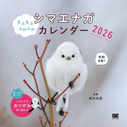 ’２６もふもふふわふわシマエナガカレンダ 市川太将 カレンダーの商品画像