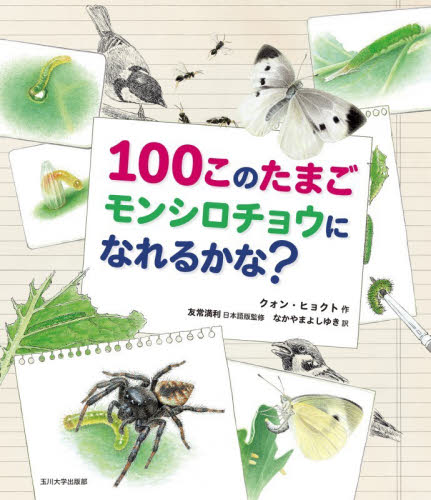 １００このたまごモンシロチョウになれるかな？ クォンヒョクト／作　友常満利／日本語版監修　なかやまよしゆき／訳 3、4歳向け絵本その他の商品画像